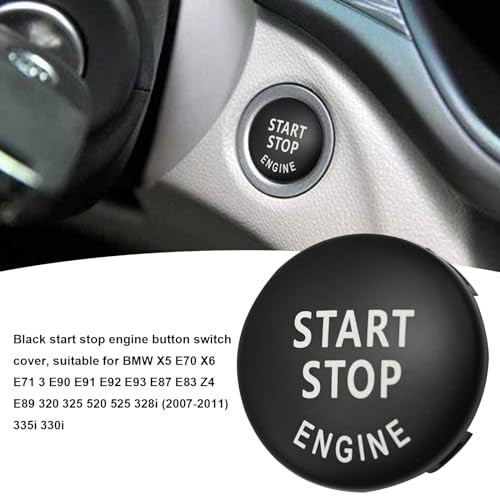 Engine Start Stop Button Switch Cover Replacement for X5 E70 X6 E71 E60 E87