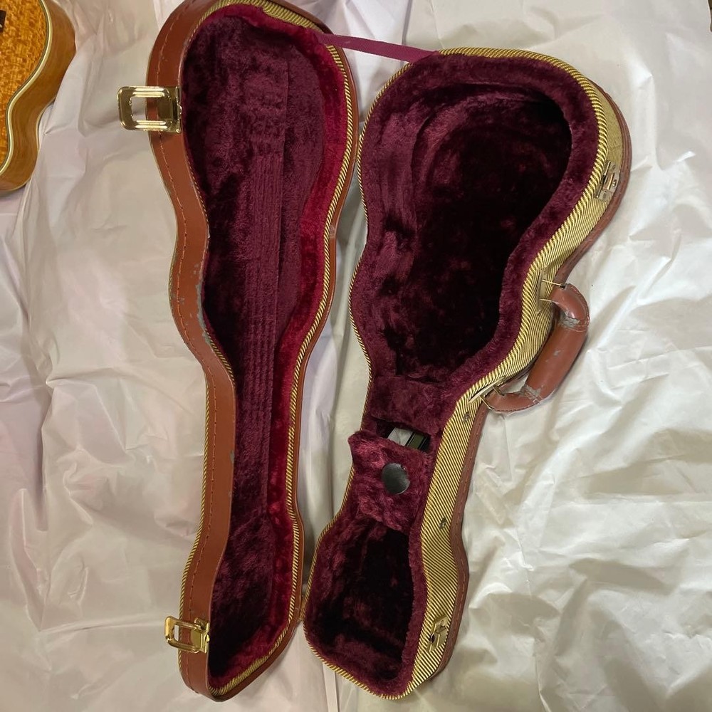 Soprano size ukulele and hard case