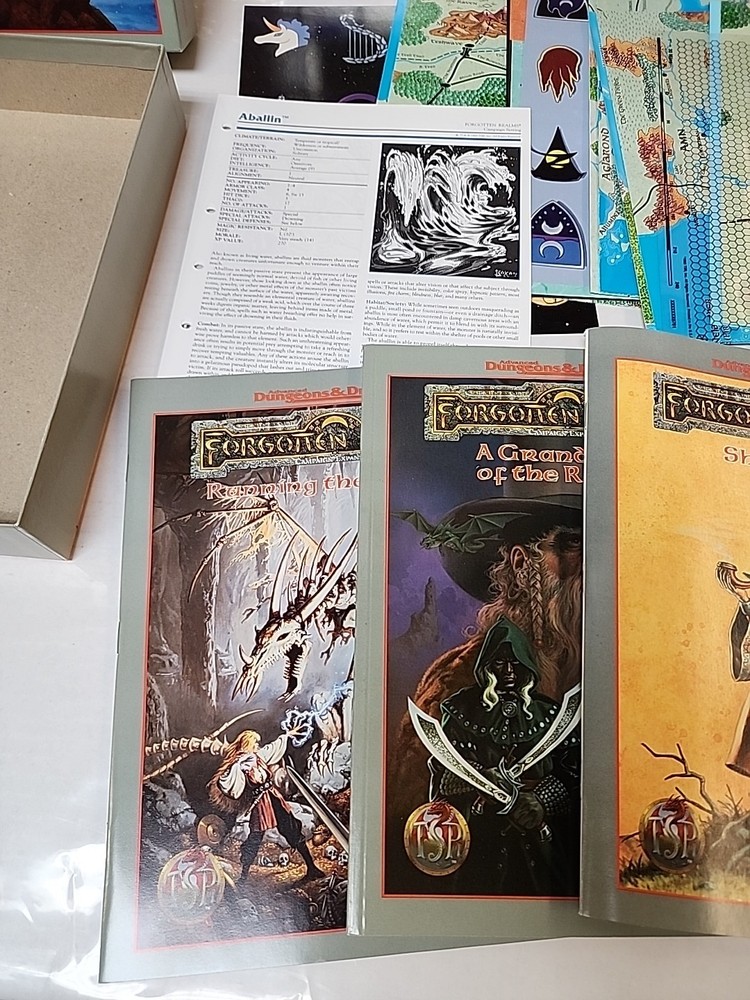 1085 Advanced D&D Forgotten Realms Campaign Setting Complete