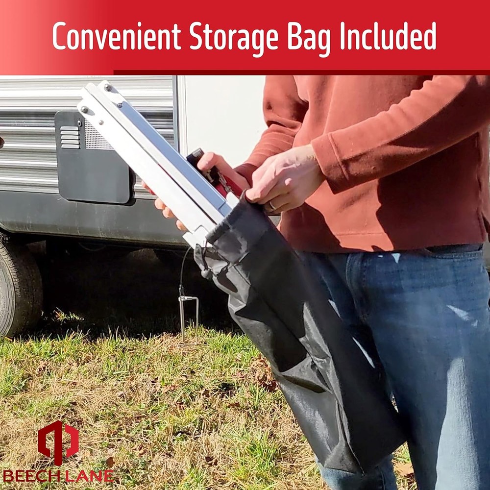 Beech Lane Universal RV Stabilizer, Reduces RV Wobble, Compact Foldable Design f