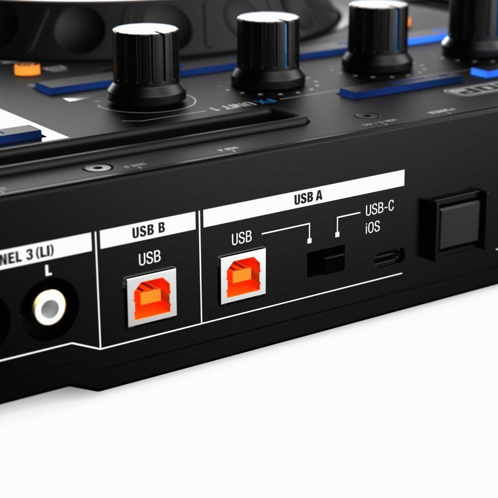 Reloop Mixon 8 Pro 4-Channel DJ Controller Serato DJ Algoriddim DJ Virtual D