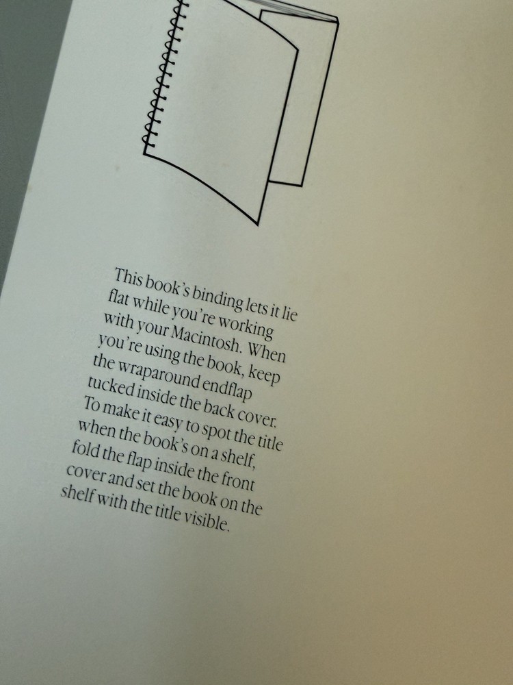 Vintage MacProject Apple Software Manual 1984 Macintosh Computer