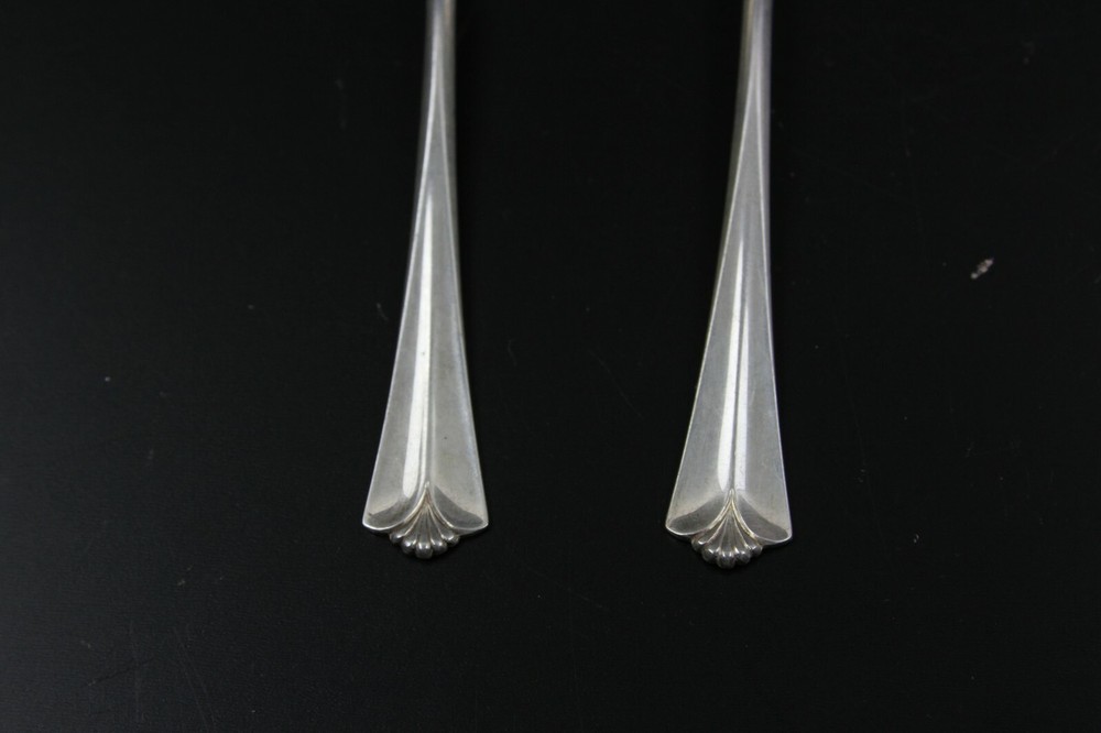 DAVID-ANDERSEN NORWAY 830 SILVER RADHUS PATTERN (5 PIECES) SPOONS & FORKS