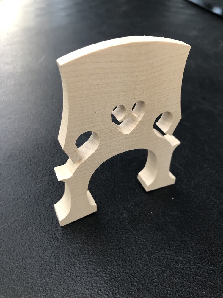 3/4 Cello Bridge Self-Adjusting Blank Bridge, Maple Wood