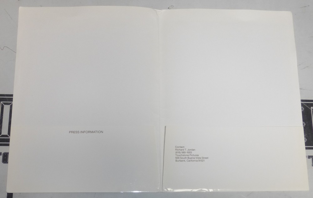 Andrew Bryniarski Signed Original 1993 The Program Press Kit Folder PSA/DNA COA