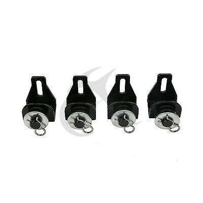 Stretched Hard Saddlebags Chrome Conversion Bracket Fit For Harley Softail 84-17