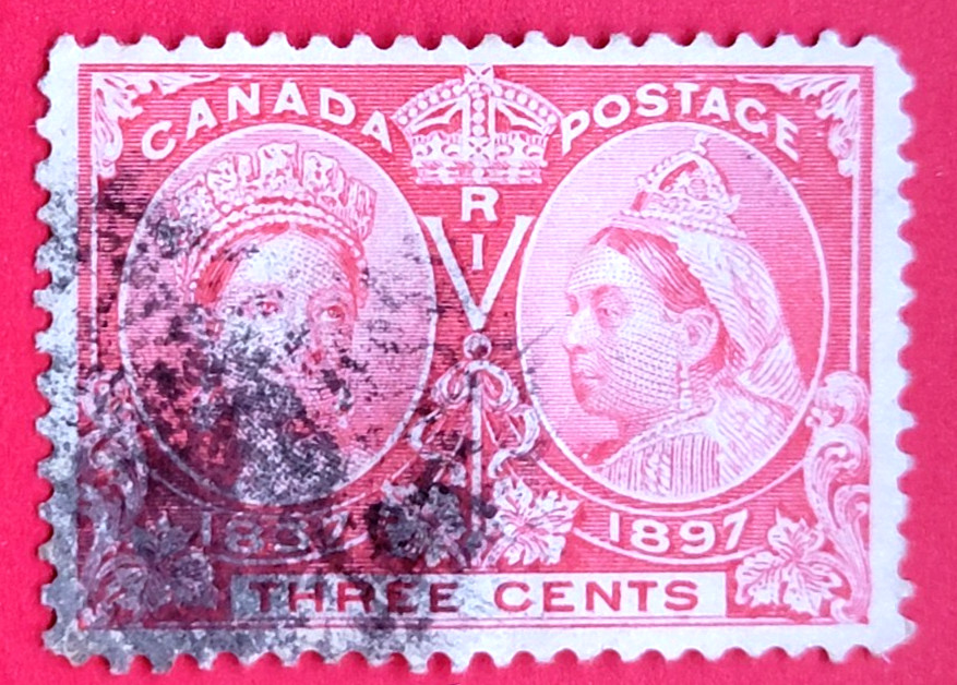 Canada Stamp 53 "Diamond Jubilee" Used