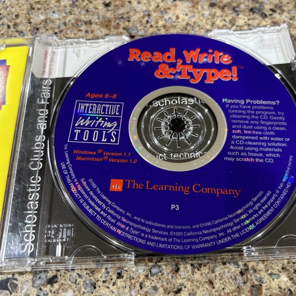 Read, Write & Type PC CD-ROM - Ages 6-8 -The Learning Company
