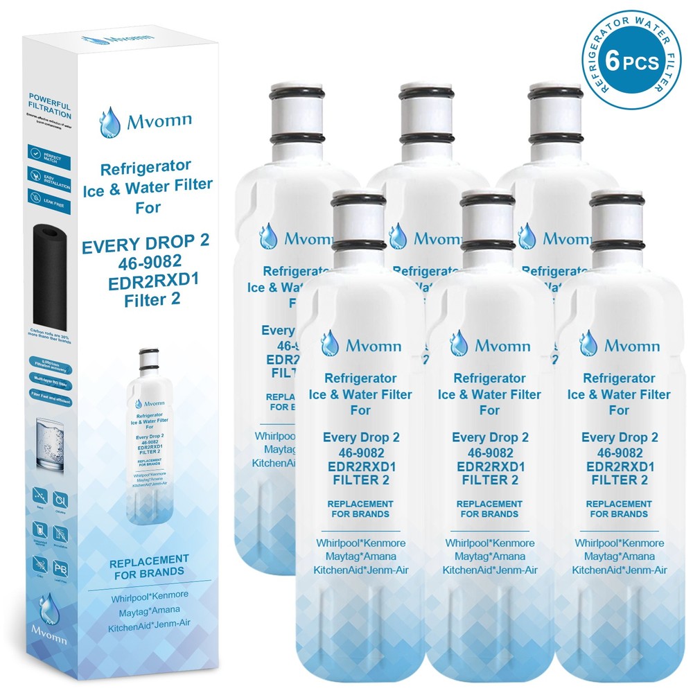 6 Pack For Kenmore 9082 Replacement Refrigerator Water Filter 469082 9903