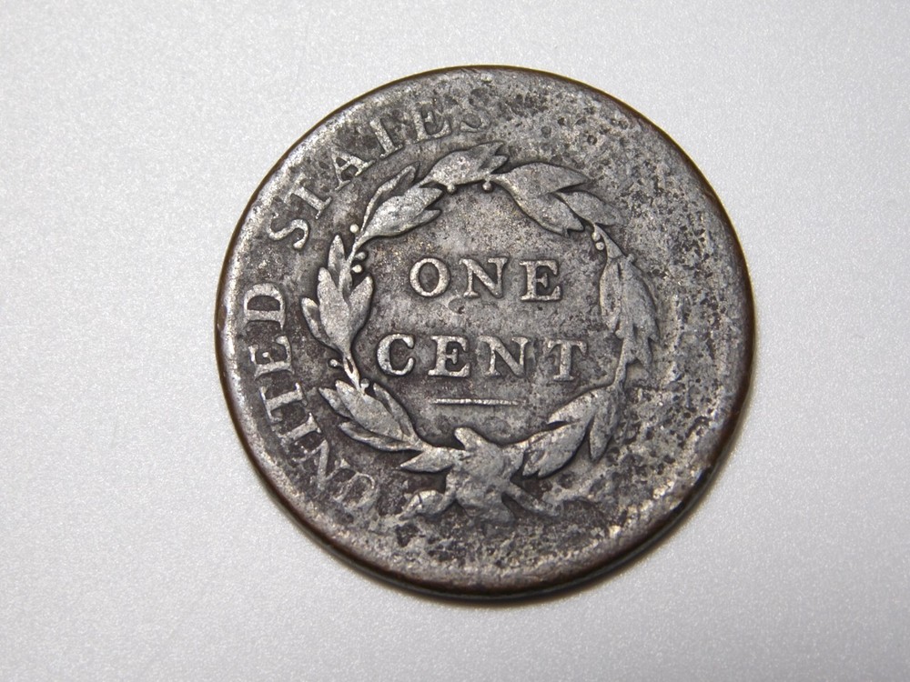 OLD US COPPER COINS 1816 CORONET HEAD LARGE CENT