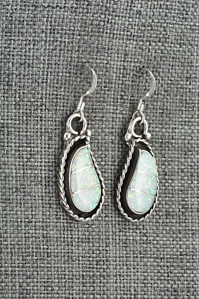 Opalite & Sterling Silver Earrings - Susie Lowsayatee