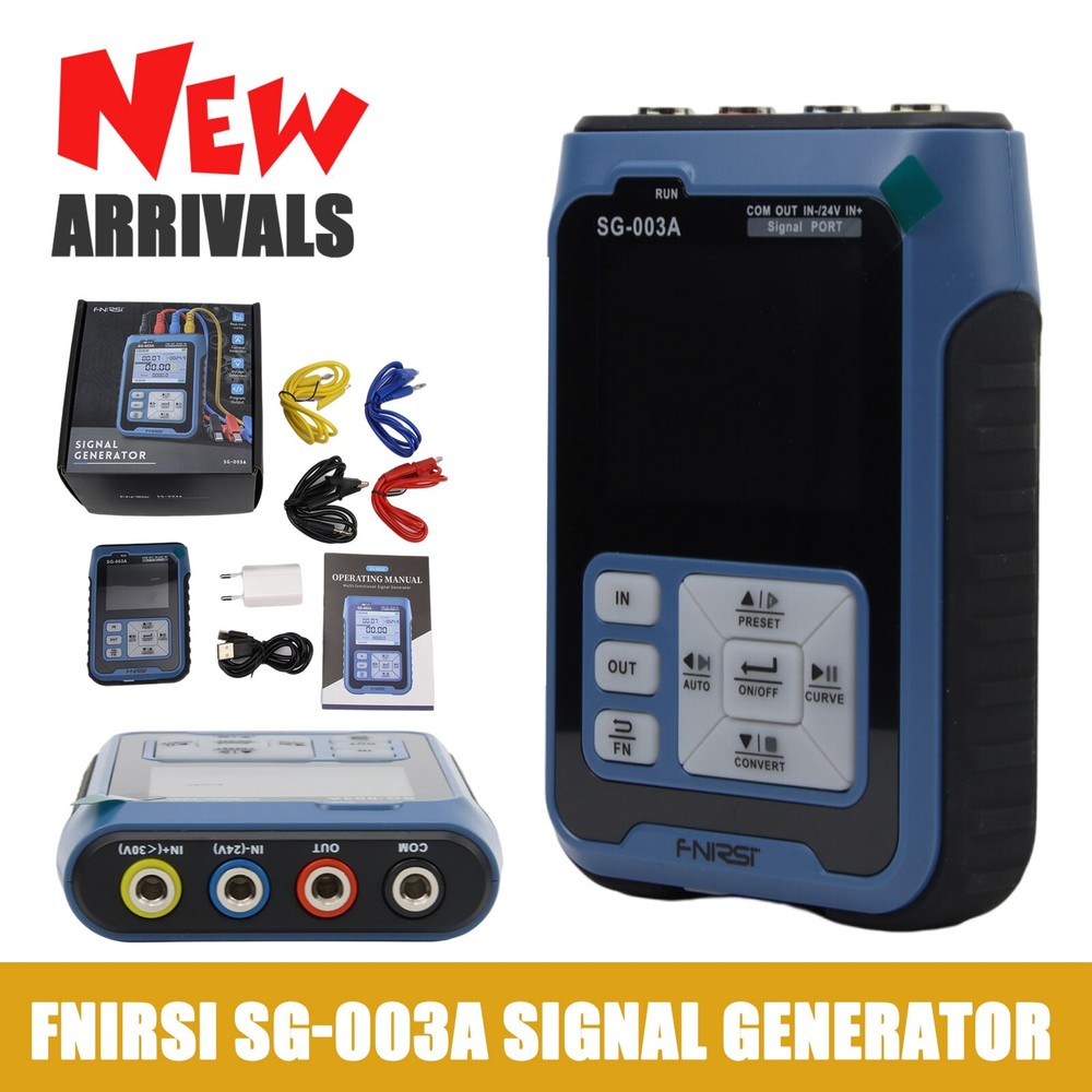 FNIRSI Adjustable 0-20mA Voltage Simulator Signal Generator Sources Transmitter