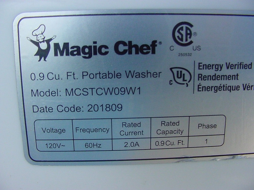 MAGIC CHEF model MCSTCWO9W1 WASHER PCB CONSOLE ASSEMBLY MODULE *****