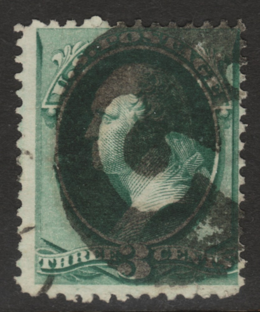 Scott #184 1879  Negative Numeral Fancy Cancel     MSP09-63