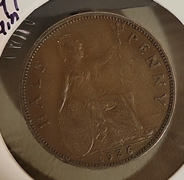1936 Great Britain Half Penny