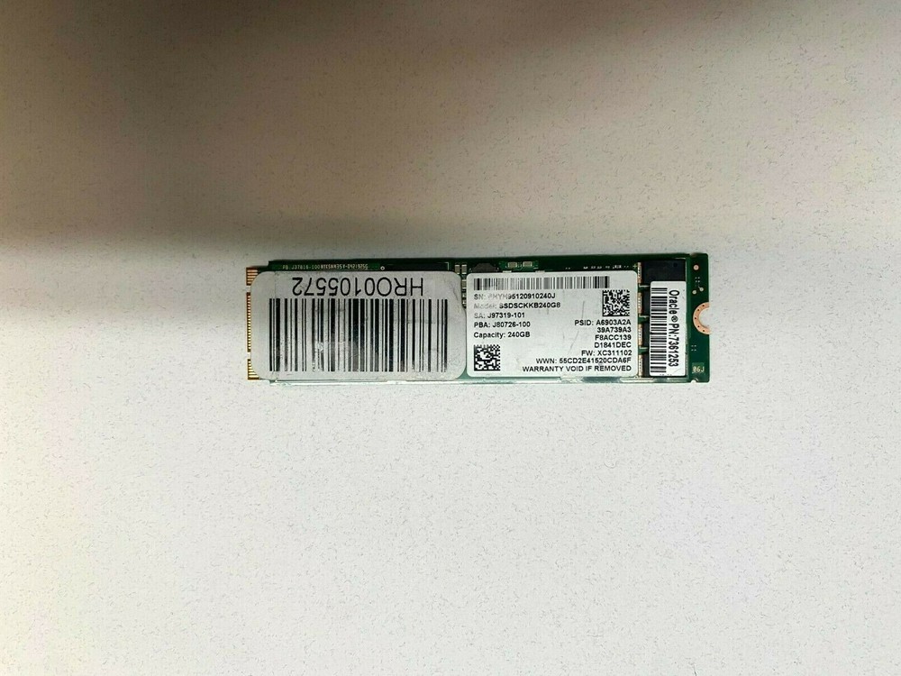 Intel 240GB M.2 SSD Hard Drive mixed models