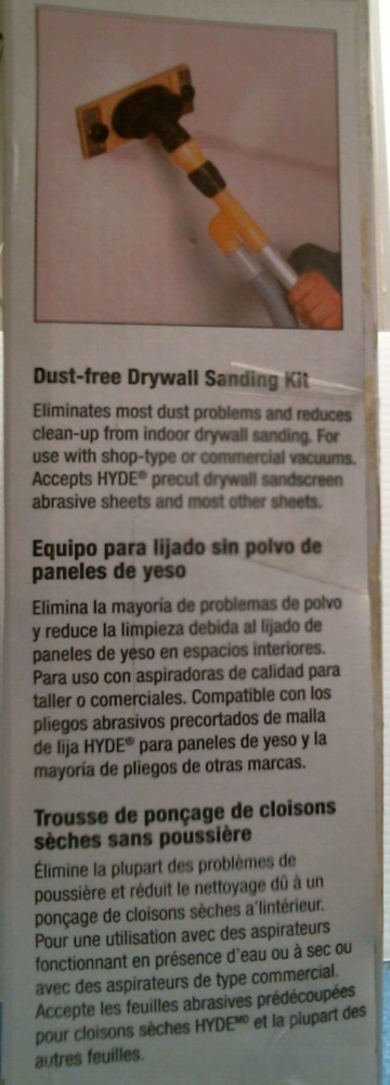Hyde Dust-Free Drywall Sanding Kit (09170) FS