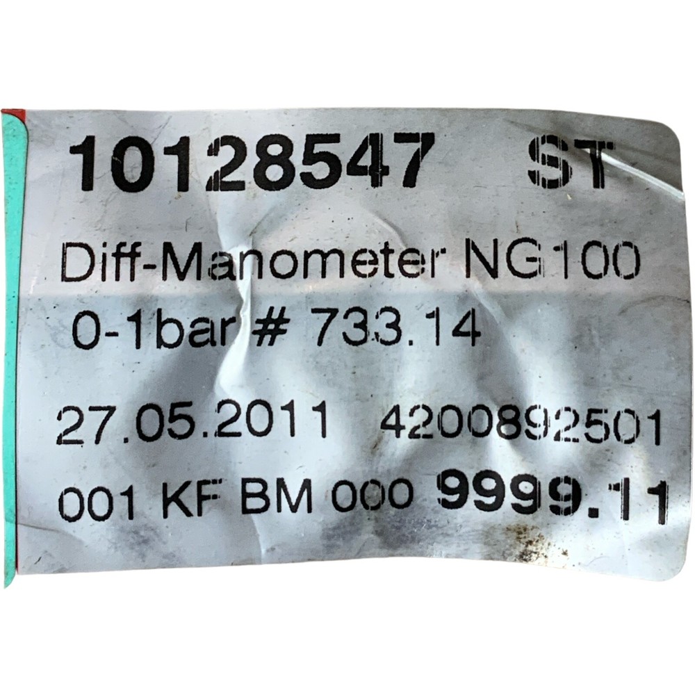 Diff Pressure Gauge NG100