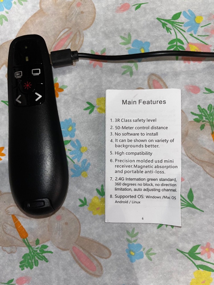 Wireless laser presenter open box never used