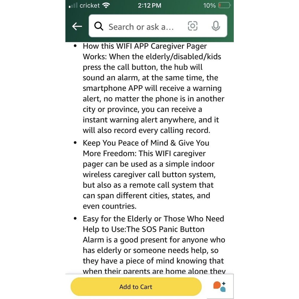 Multifunctional Pager Fall Alert