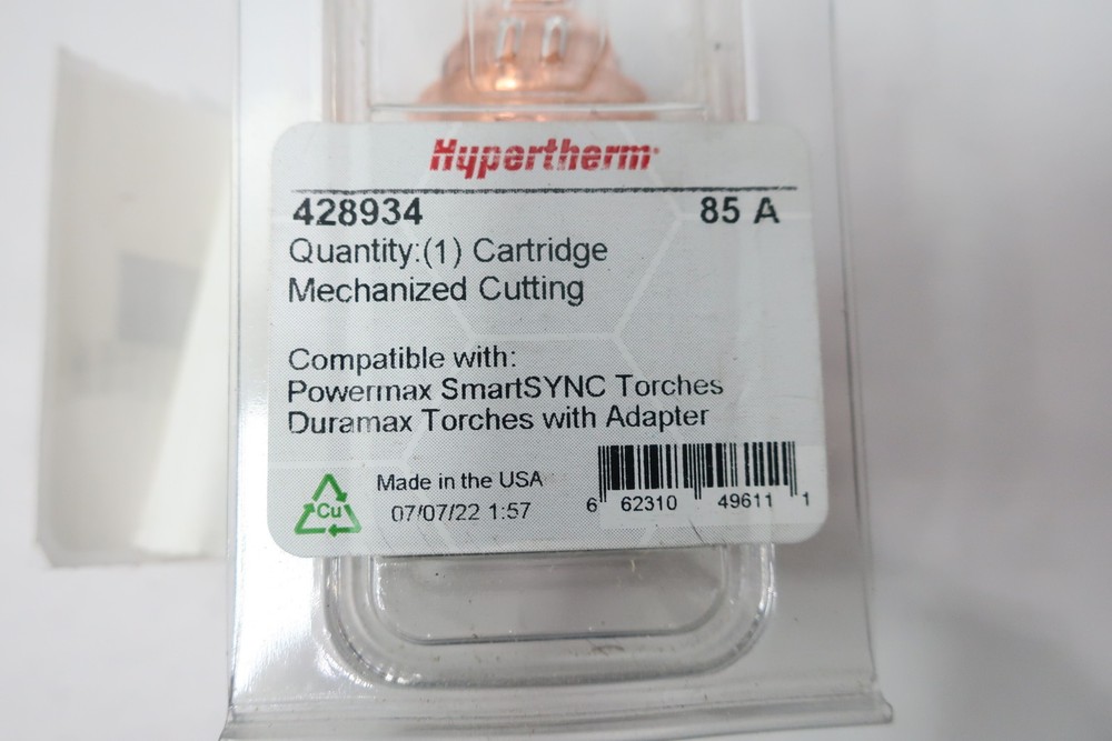 Hypertherm 428934 Mechanized Cutting Cartridge 85a