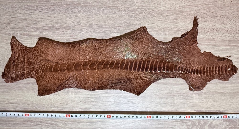 Ostrich Legs Skin Leather 100% Real