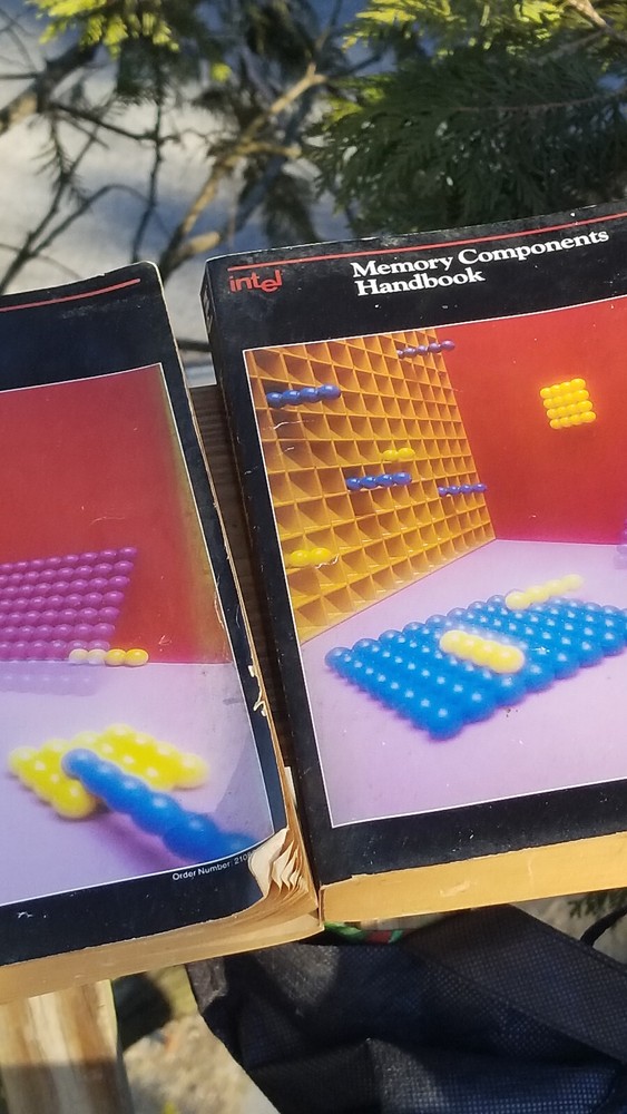 1 OR 2 VINTAGE ELECTRONICS BOOKS 1987 INTEL MEMORY COMPONENTS HANDBOOK