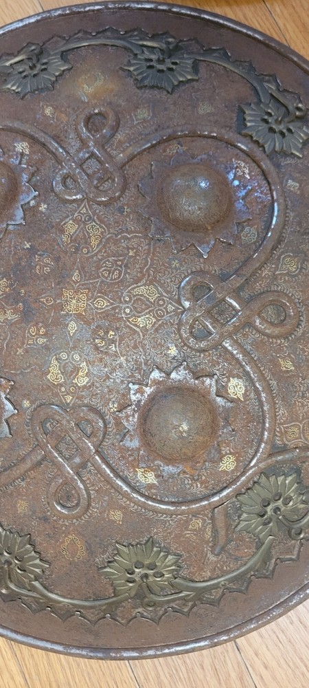 Old Talwar Sword And Two Dhal Shields