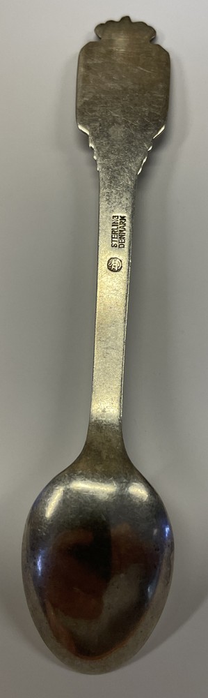 Sterling Silver Spoon Danmark Denmark - 4”