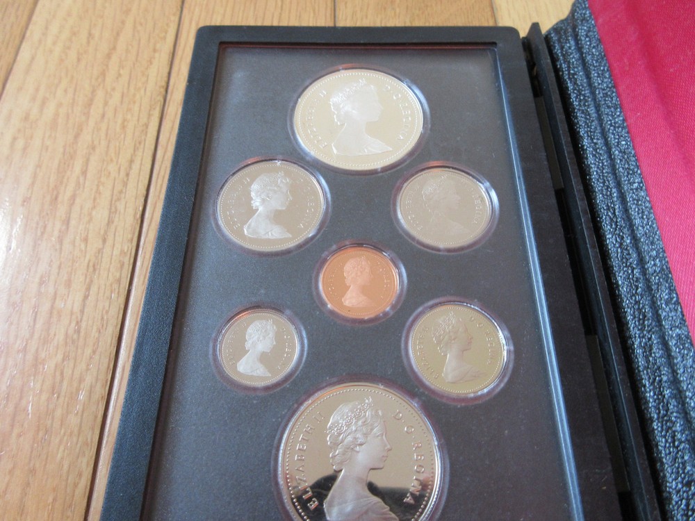 1982 Canada Proof Double Dollar Set (7 Coins Cent to Silver Dollar Mint Set RJ)