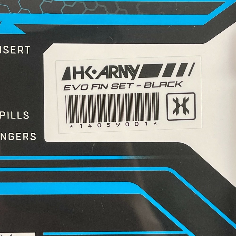 HK Army EVO Replacement Fin Set Black 2-Pack