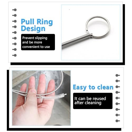 5pcs Refrigerator Drain Cleaning Tool, Reusable Fridge Dredging Kit, Remover