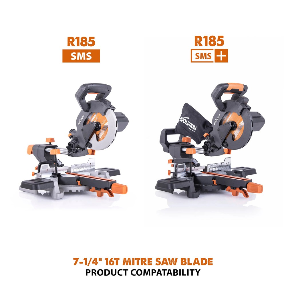 Evolution RAGEBLADEX | 7-1/4 in. | 20T | 20mm Arbor | Multi-Material TCT Blade