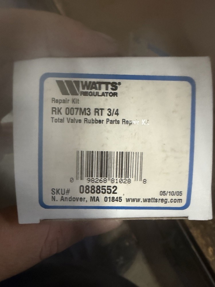 Rk 007m3 total valve rubber kit 3/4