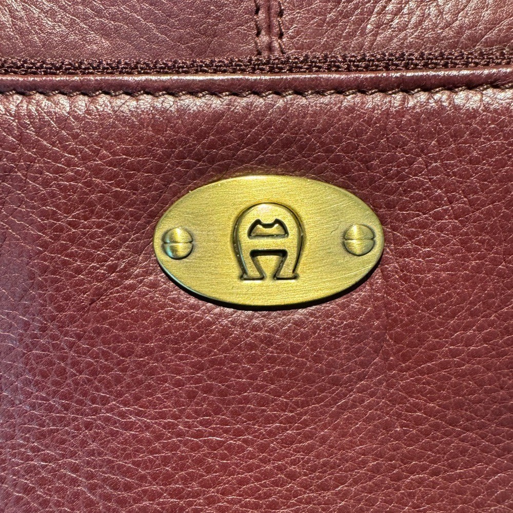 VTG Etienne Aigner Leather Shoulder Bag