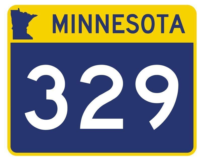 Minnesota State Highway 329 Sticker Decal