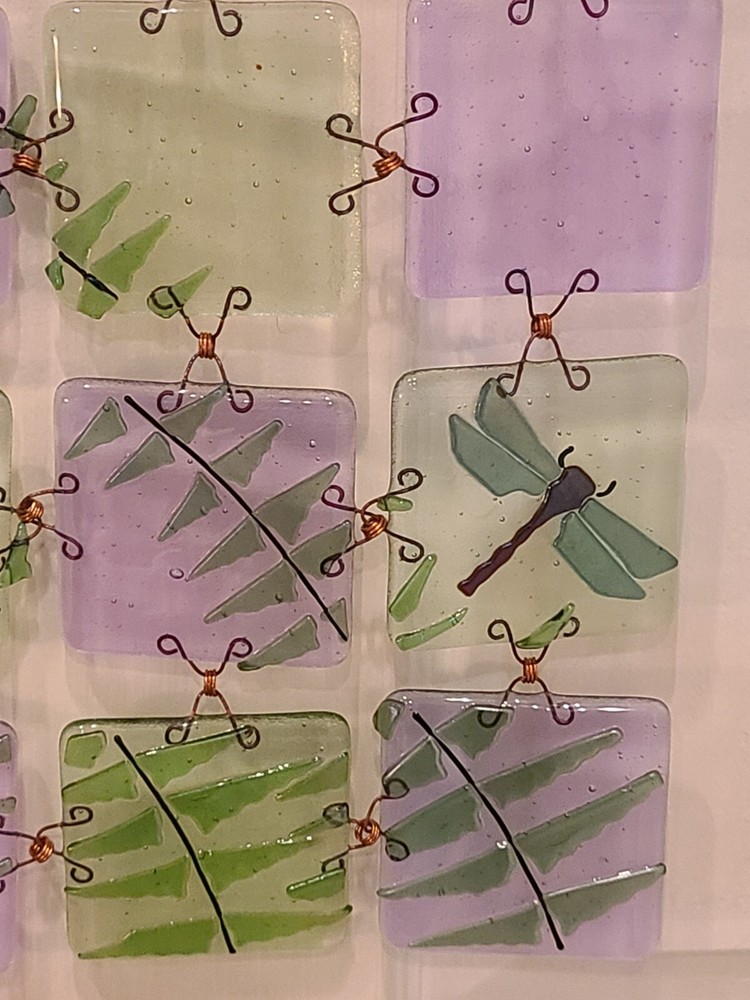 Glass Tile Sun Catcher 11" X 11"