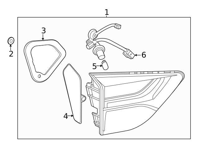 Genuine GM Lamp Bracket 42880952