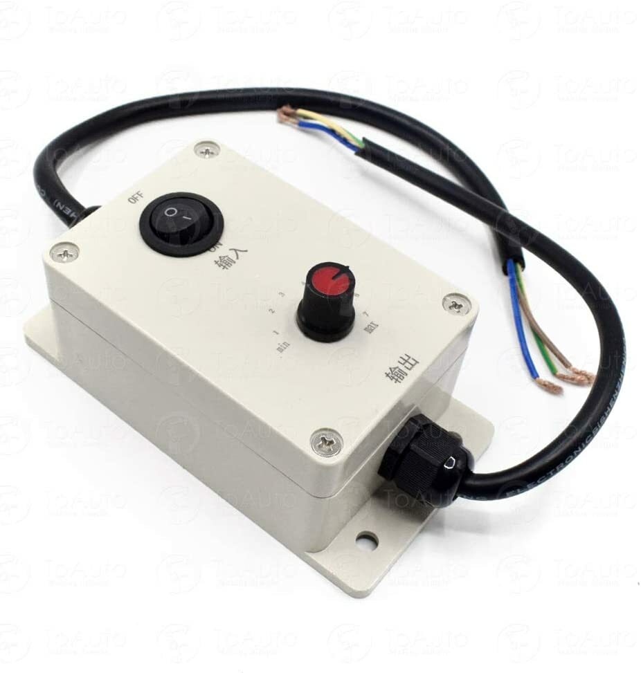 AC Vibration Motor Governor Variable Speed Controller With Switch 220V/110V USA