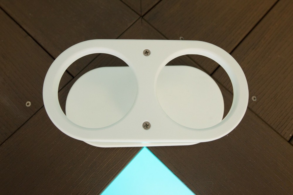 Boat Marine Double Cup Holder Cupholder White Starboard