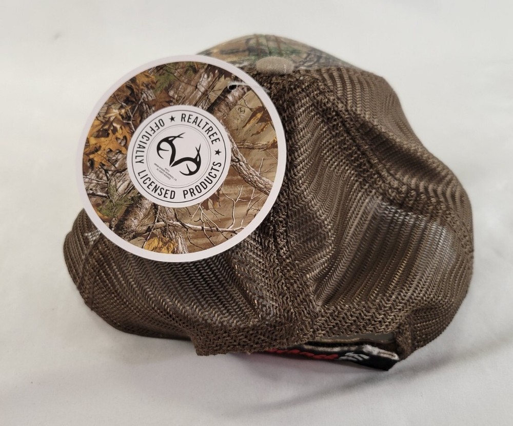 REALTREE Adjustable Cap Camouflage Mesh Back Hook And Loop Hat Hunting Camo