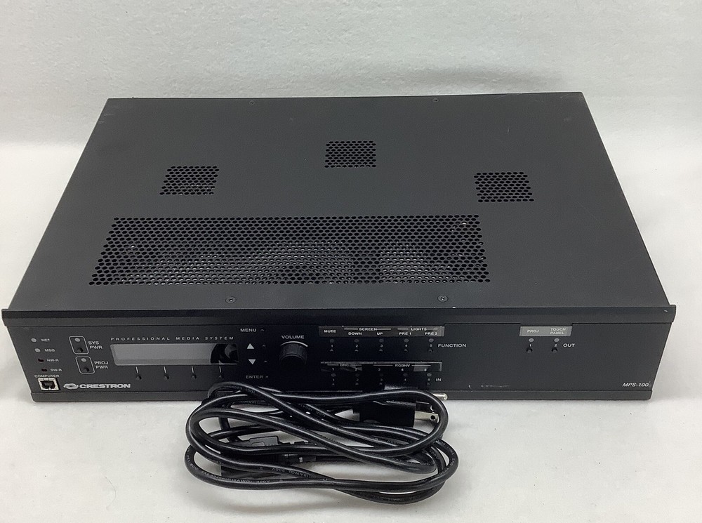 Crestron MPS-100 Multimedia Presentation Controller Rack Mount Deck