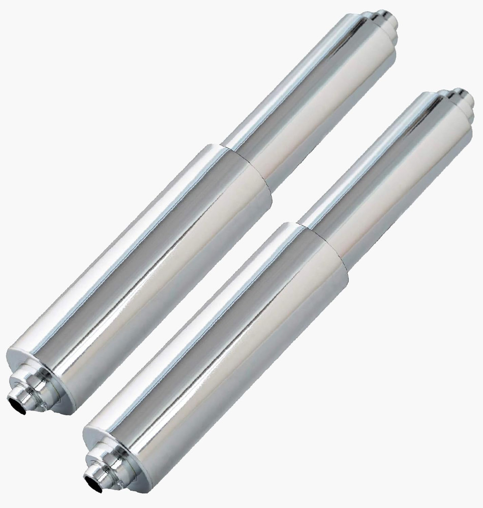 2 Pieces Universal Plastic Spring Loaded Toilet Paper Holder Roller Replacement,