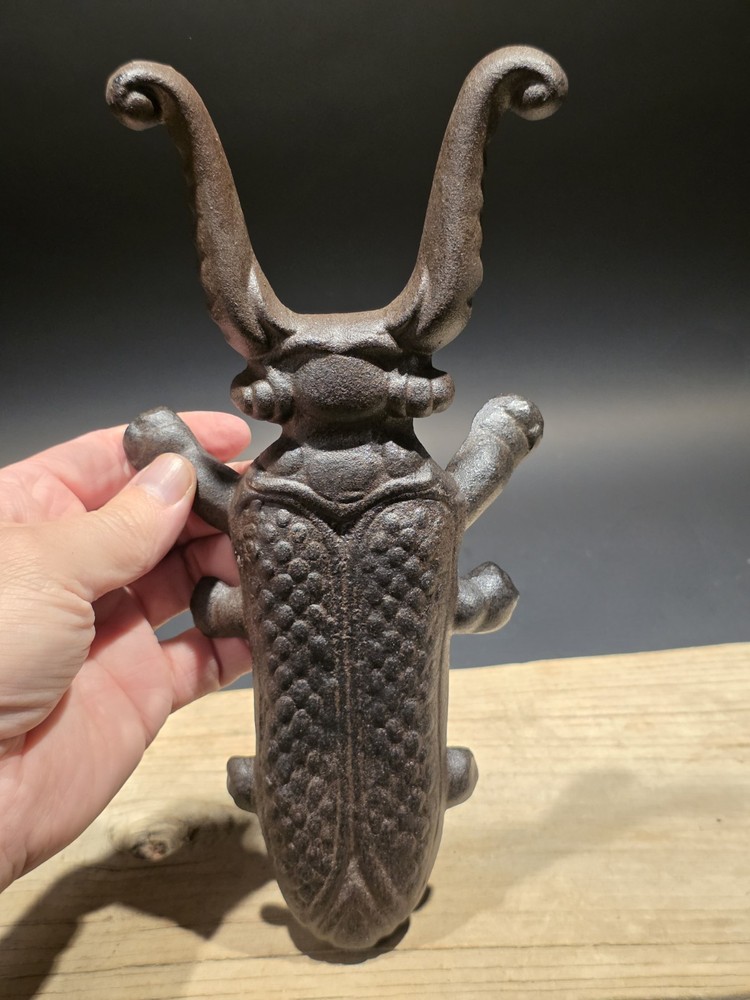 10" Vintage Style Cast Iron Beetle Boot Jack