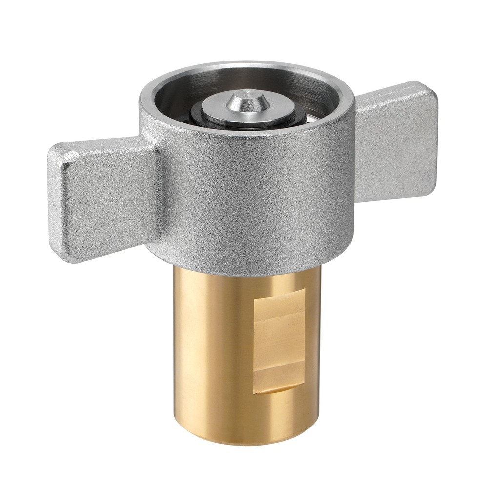 1" NPT Wet-Line Wing Nut Hydraulic Quick Disconnect Coupler / Coupling Set