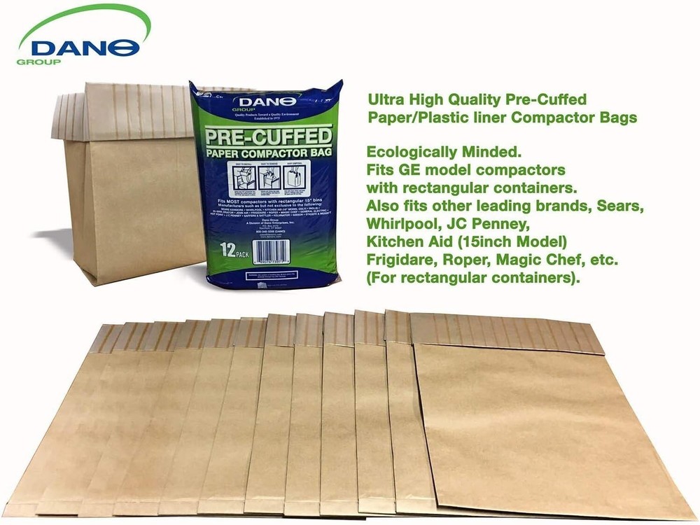 Compactor Bags Pre Cuffed (50 Pack)