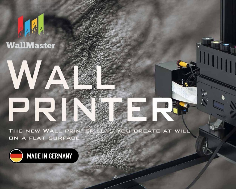 WALLMASTER® PRO+ UV Wall Printer | 3D Wanddrucker Wallpen