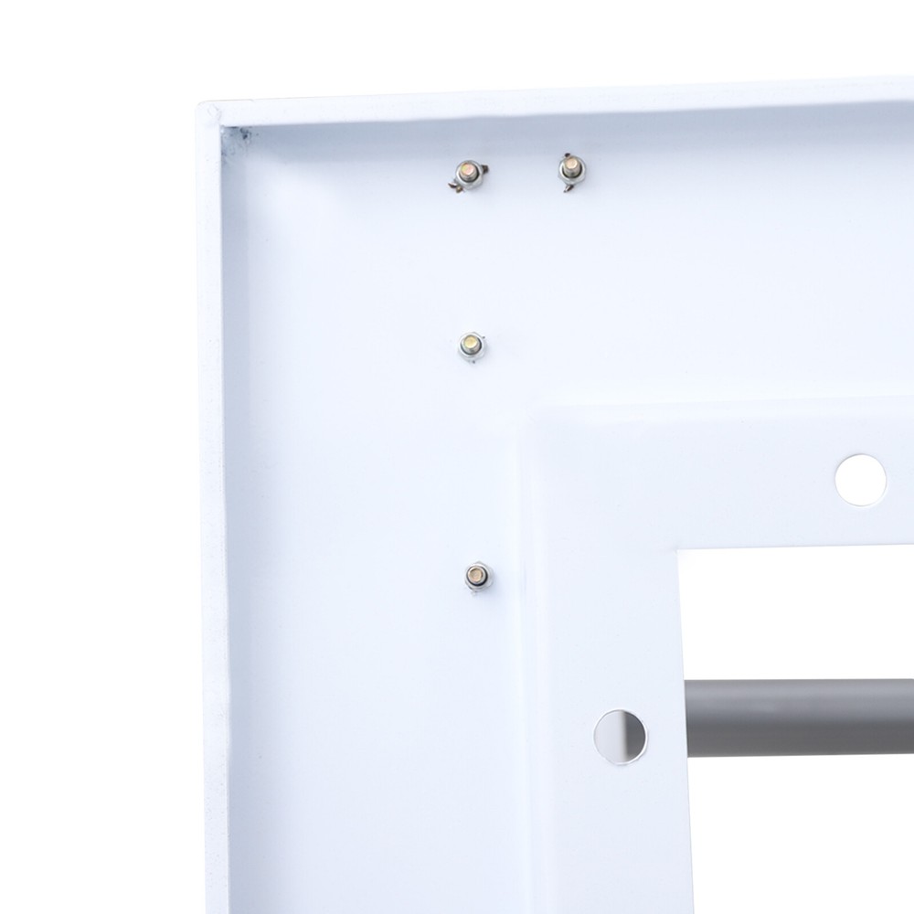 12 Step Wall Mounted Telescoping Loft Ladder Pull Down Folding Attic Stairs