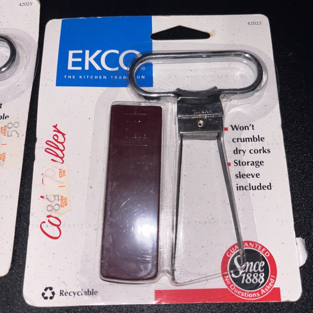 Ekco Cork Puller 42005 Essential Kitchen Tool Wine Bottle Opener Gadget Barware