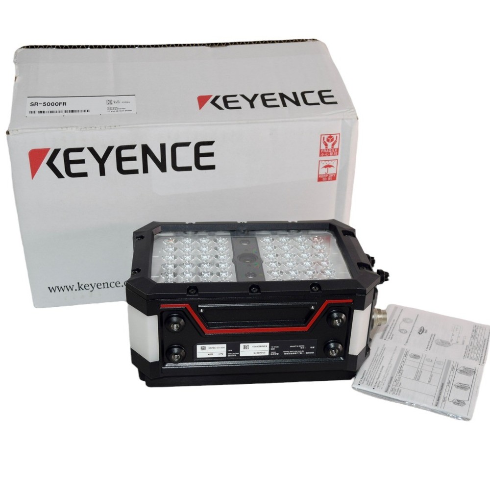 NEW Keyence SR-5000FR Bar Code Reader 5.0 Megapixel CMOS Auto Focus IP65